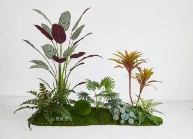 仿真绿植造景系列，室内假植物造景设计厂家